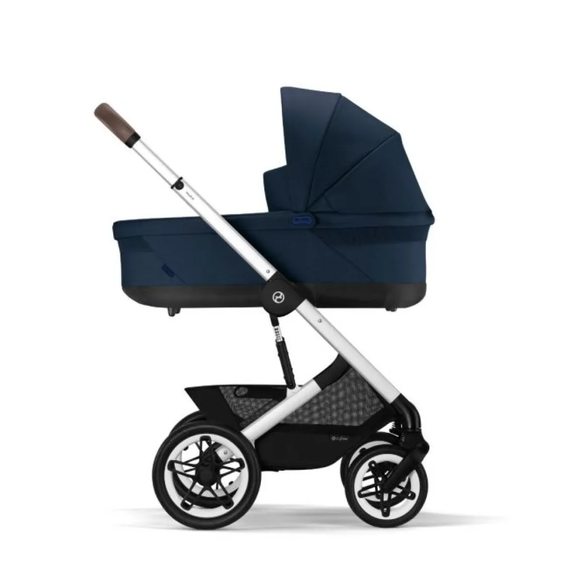 Cybex Kinderwagen 3 In 1 Talos S Lux Silver Ocean Blue Navy Blue Met Cybex Autostoel Cloud T
