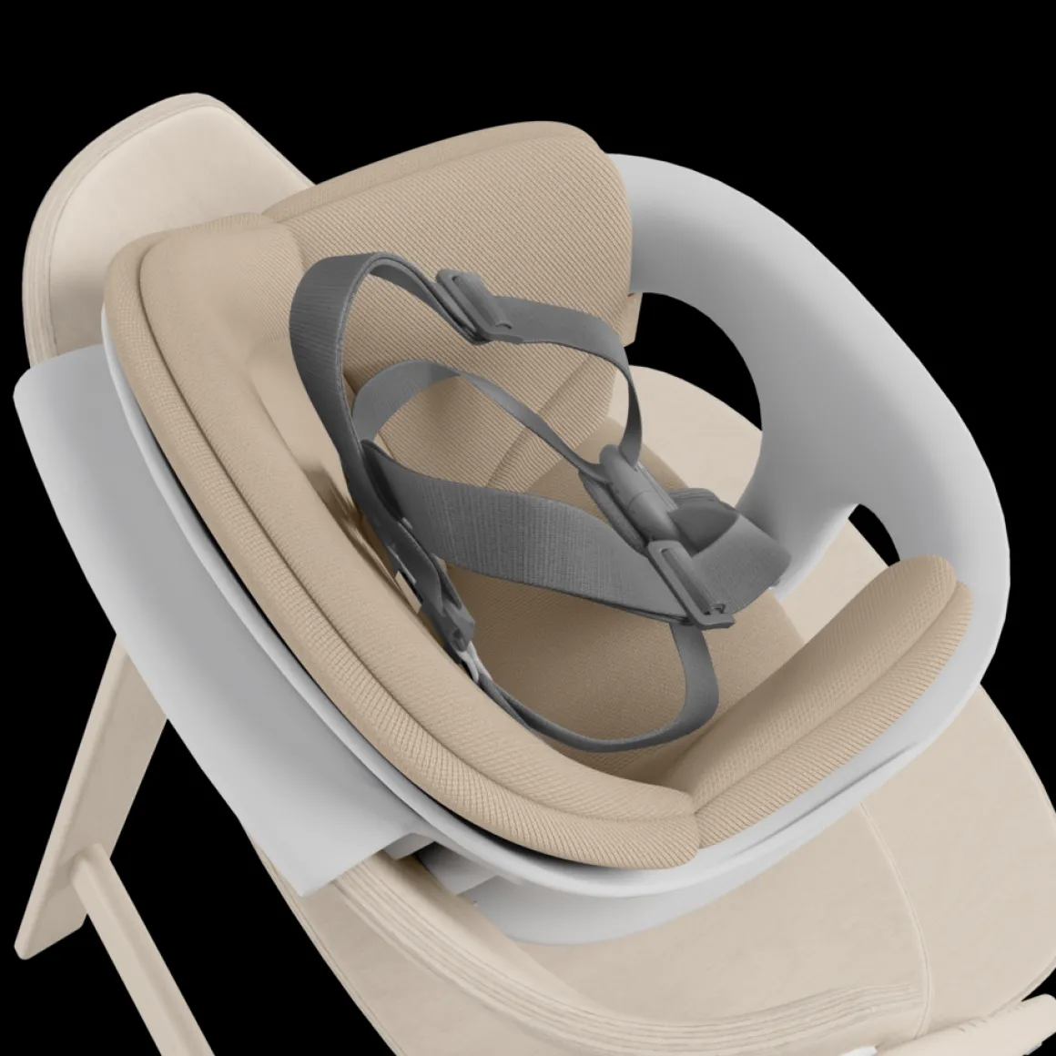 Cybex Lemo / Click & Fold Harness Light Grey