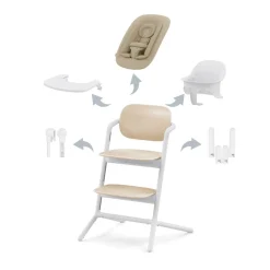 Cybex Lemo Kinderstoel 4 In 1 Sand White