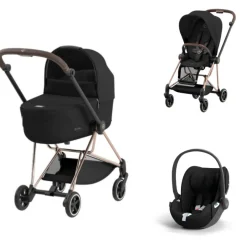 Cybex Mios 3 In 1 Kinderwagen Rosegold Sepia Black