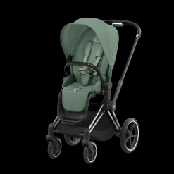 Cybex Priam Kinderwagen 3 In 1 Leaf Green Dark Green Kies Kleur Frame Met Cybex Autostoel Cloud T
