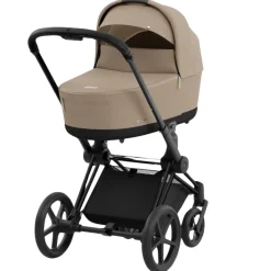 Cybex Priam Kinderwagen 3 In 1 Matt Black Cozy Beige + Isofix base