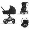 Cybex Priam Kinderwagen 3 In 1 Matt Black Sepia Black