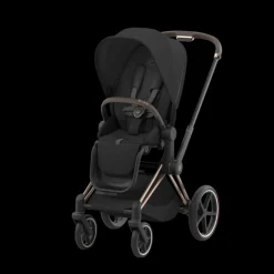 Cybex Priam Kinderwagen 3 In 1 Rosegold Sepia Black + Isofix Base