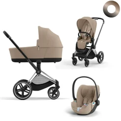 Cybex Priam Kinderwagen 3 In 1 Cozy Beige Kies Kleur Frame Met Cybex Autostoel Cloud T