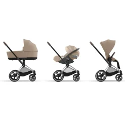 Cybex Priam Kinderwagen 3 In 1 Cozy Beige Kies Kleur Frame Met Cybex Autostoel Cloud T