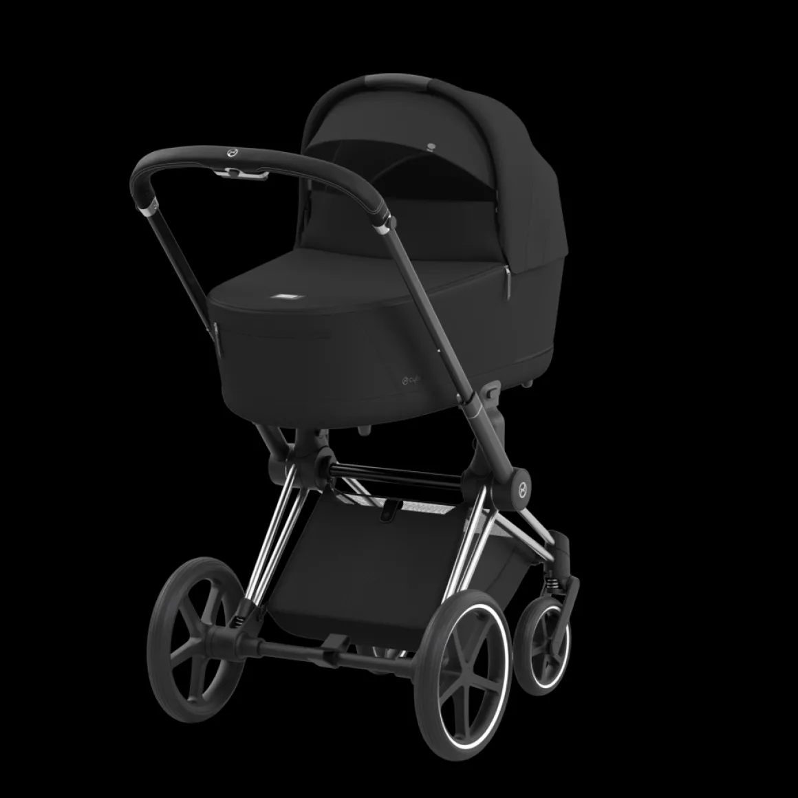 Cybex Priam Kinderwagen 3 In 1 Sepia Black Kies Kleur Frame Met Cybex Autostoel Cloud T