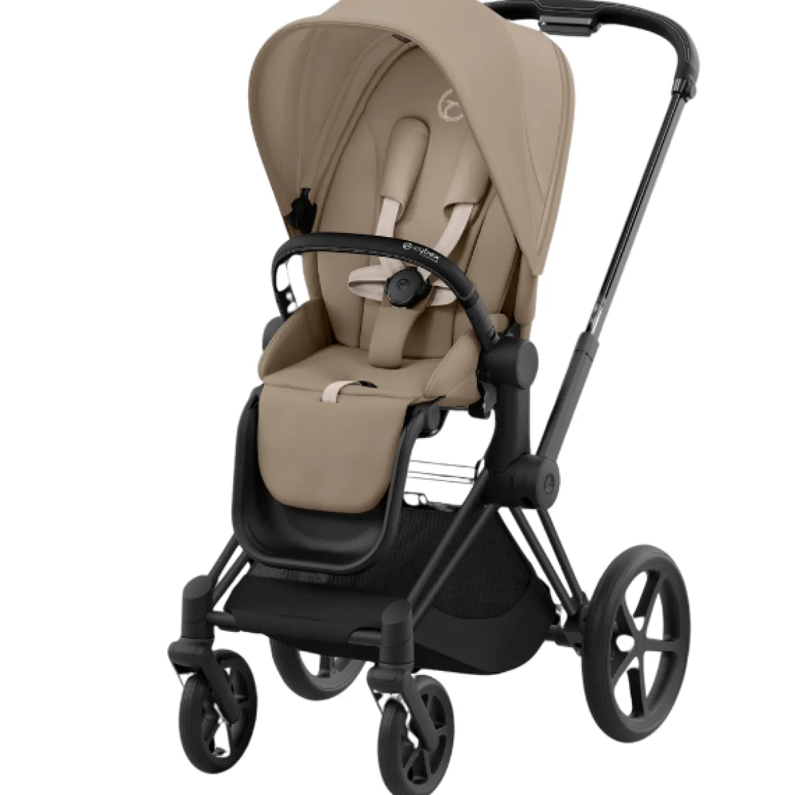 Cybex Priam Kinderwagen 3 In 1 Matt Black Cozy Beige