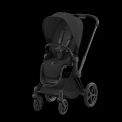 Cybex Priam Kinderwagen 3 In 1 Matt Black Sepia Black + Isofix Base