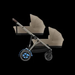 Cybex Tweeling Kinderwagen e-Gazelle S Taupe Almond Beige