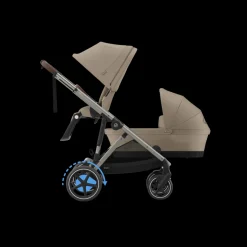 Cybex Tweeling Kinderwagen e-Gazelle S Taupe Almond Beige