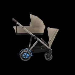 Cybex Tweeling Kinderwagen e-Gazelle S Taupe Almond Beige