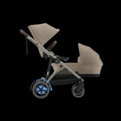 Cybex Tweeling Kinderwagen e-Gazelle S Taupe Almond Beige
