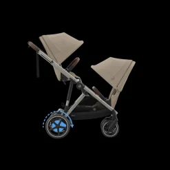 Cybex Tweeling Kinderwagen e-Gazelle S Taupe Almond Beige
