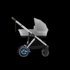 Cybex Tweeling Kinderwagen e-Gazelle S Silver Stone Grey Mid Grey