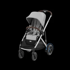 Cybex Tweeling Kinderwagen e-Gazelle S Silver Stone Grey Mid Grey