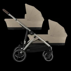 Cybex Tweeling Kinderwagen Gazelle SÂ Taupe Almond Beige