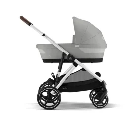 Cybex Tweeling Kinderwagen Gazelle S Silver Stone Grey Mid Grey