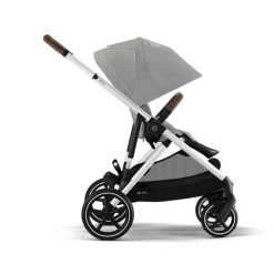 Cybex Tweeling Kinderwagen Gazelle S Silver Stone Grey Mid Grey