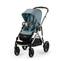 Cybex Tweeling Kinderwagen Gazelle S Taupe Stormy Blue Light Blue