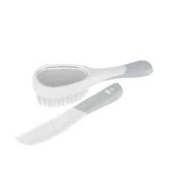 Difrax Baby Borstel En Kam Set Zilver