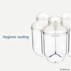 Difrax Melkpoeder Drievaksdoosje