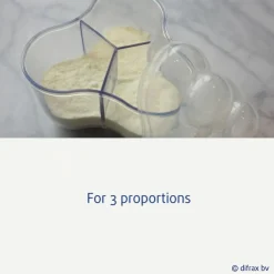 Difrax Melkpoeder Drievaksdoosje