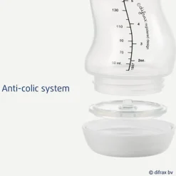 Difrax S-Fles Breed 310 ml Roze