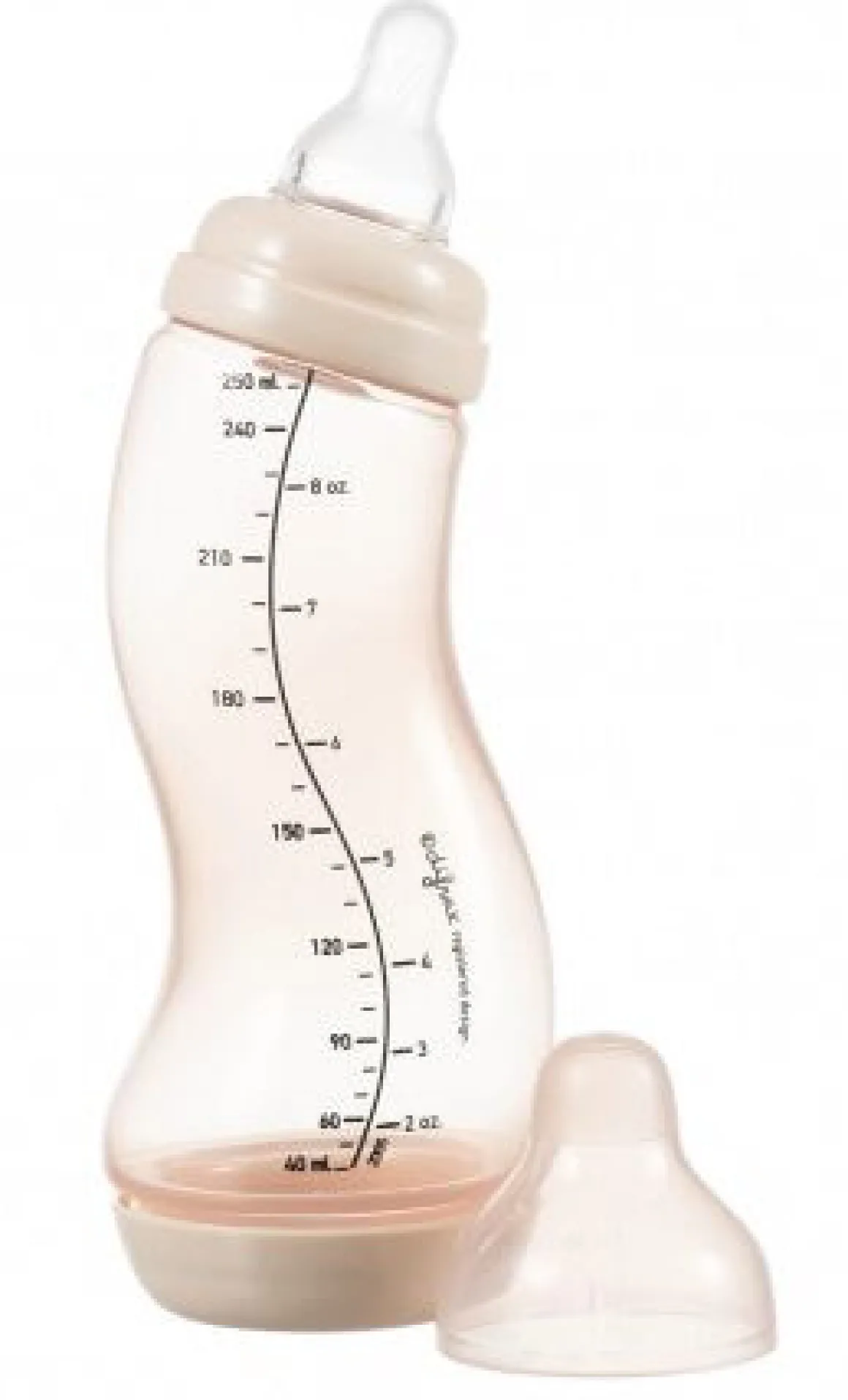 Difrax S-Fles Smal Roze 250 ml