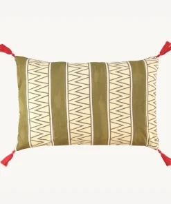Doing Goods Faina Pillow Rectangle 60x40cm Green