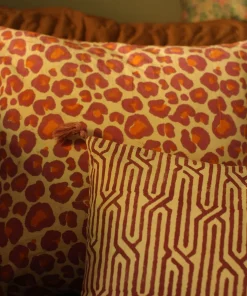 Doing Goods Pink Leopard Pillow Small Pink