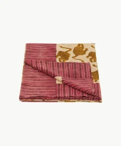 Doing Goods Powder Tiger Single Plaid in Tote Bag Pink