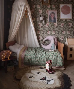 Doing Goods Vloerkleed Ari Lion Head Groot