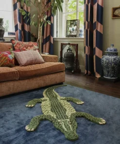 Doing Goods Vloerkleed Coolio Crocodile Groot