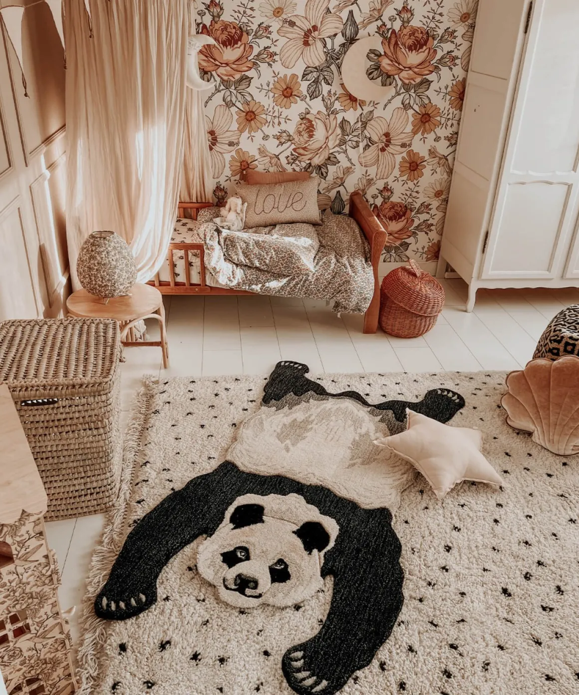 Doing Goods Vloerkleed Plumpy Panda Groot