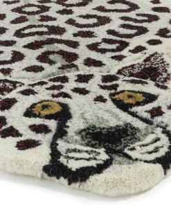 Doing Goods Vloerkleed Snowy Leopard Klein