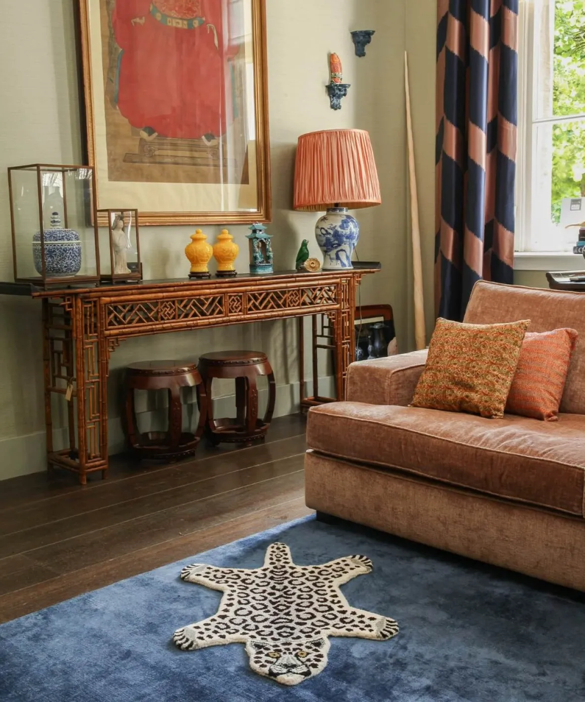 Doing Goods Vloerkleed Snowy Leopard Klein