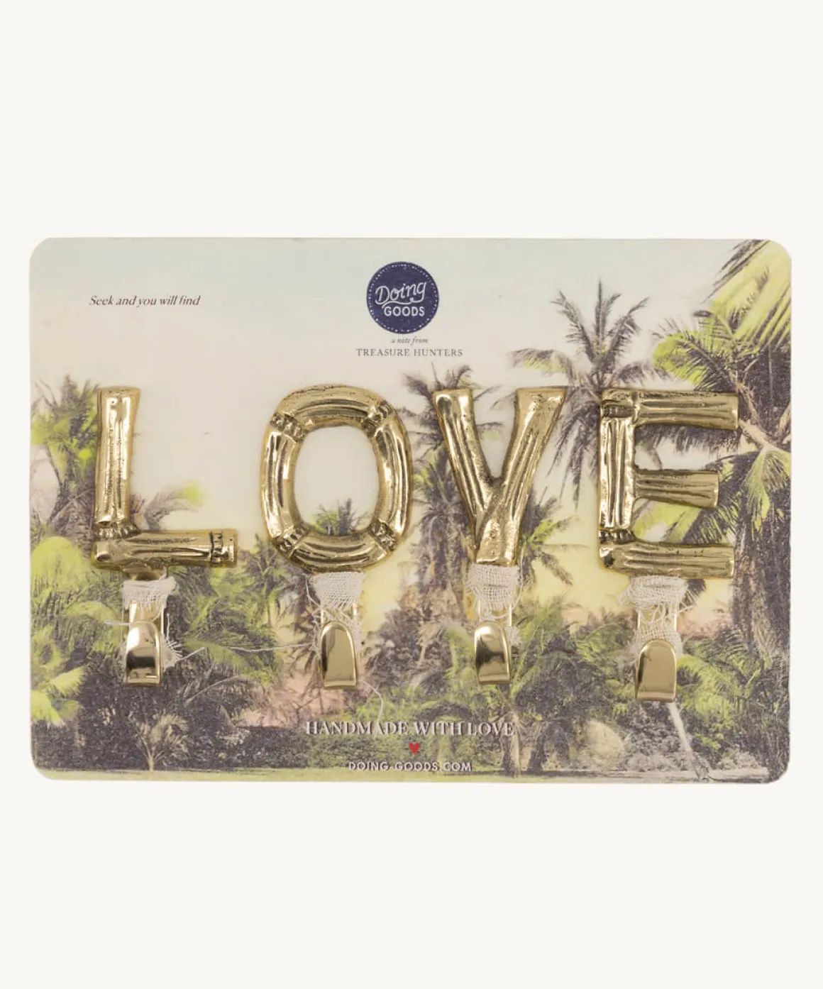 Doing Goods Wandhaak Set Bodhi Bamboo Love