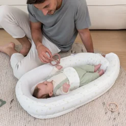 Doomoo Cocoon Babynestje Flower Yellow