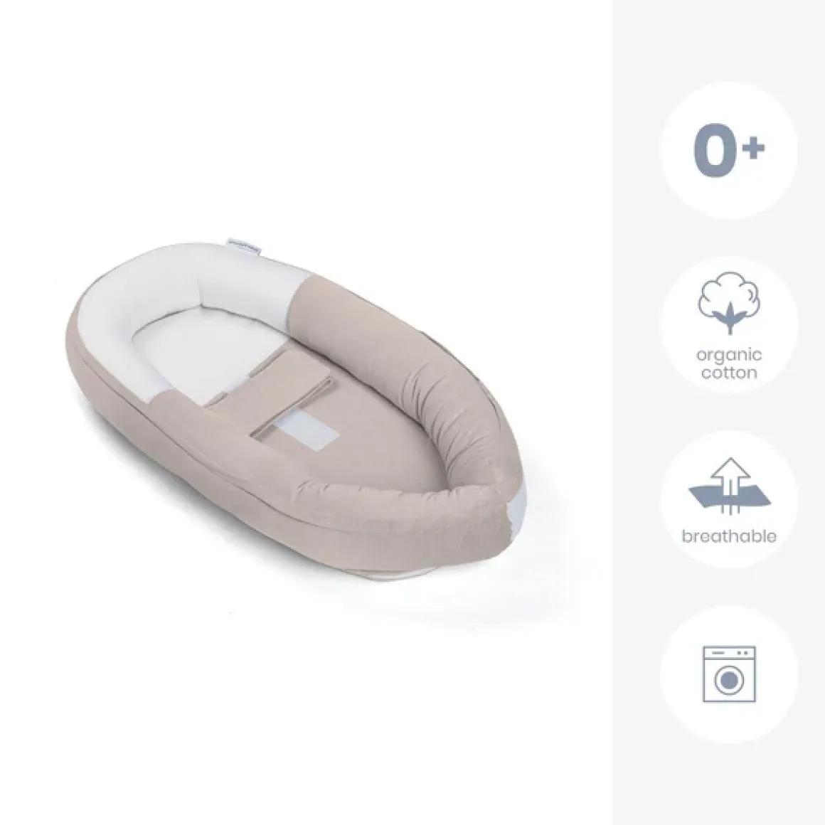 Doomoo Cocoon Babynestje Tetra Jersey Sand