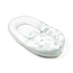 Doomoo Cocoon Babynestje Leaves AQUA Green