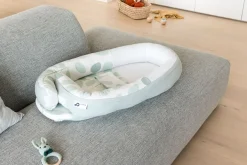 Doomoo Cocoon Babynestje Leaves AQUA Green