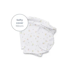 Doomoo Softy Cushion Cover Flower Yellow