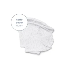 Doomoo Softy Cushion Cover Silver Dots