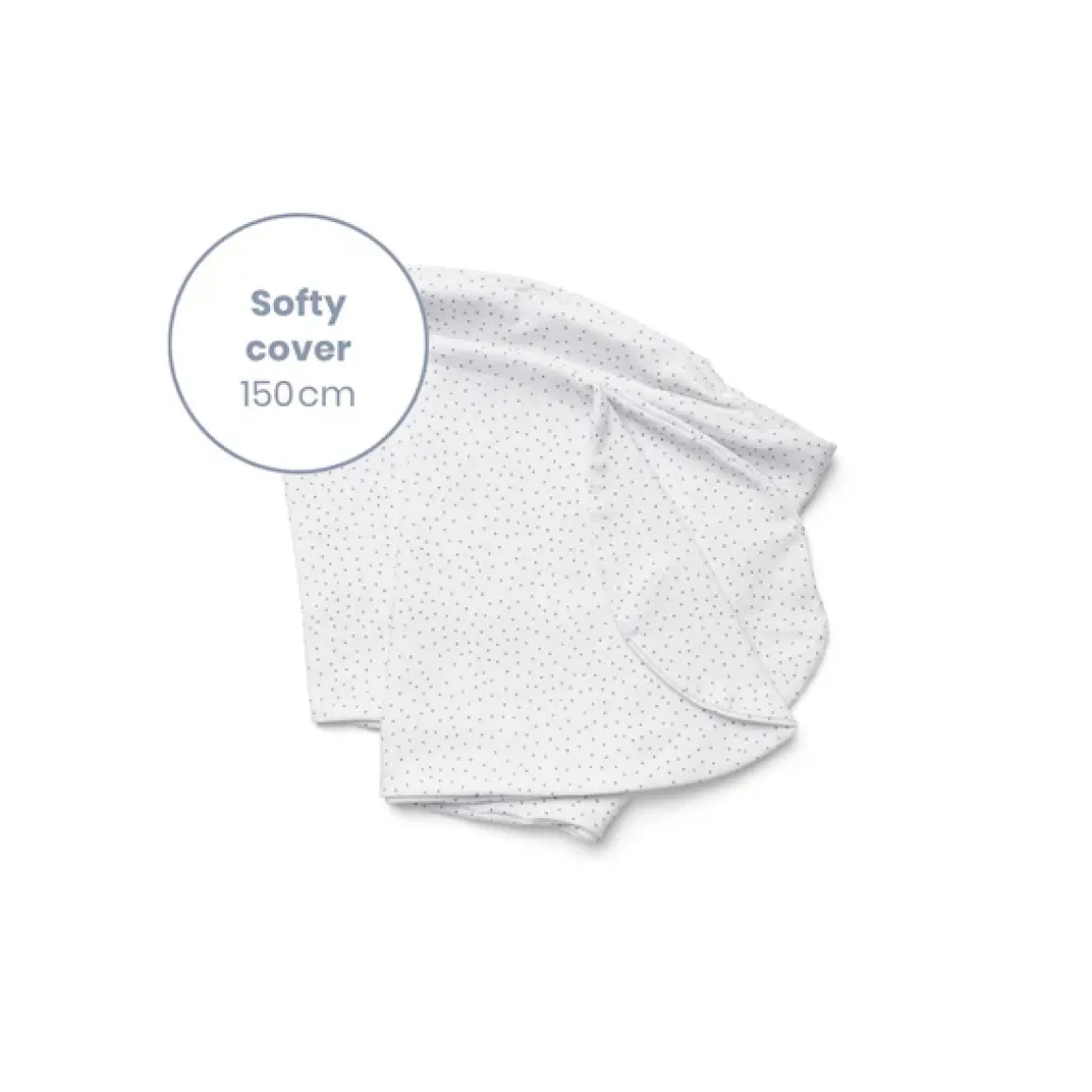 Doomoo Softy Cushion Cover Silver Dots