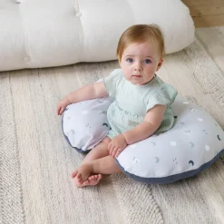 Doomoo Softy Cushion Cover Blue Grey Moon