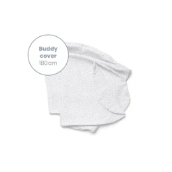 Doomoo Voedingskussen Buddy Cover Silver Dots