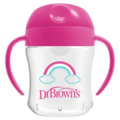 Dr. Brown's Drinkbeker Roze Zachte Tuit 180 Ml