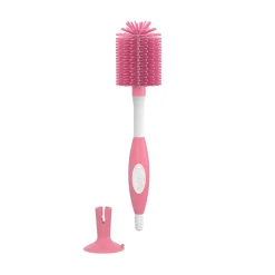 Dr. Brown's Flessenborstel Siliconen Roze