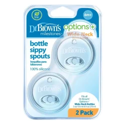 Dr. Brown's Options Sippy Speen Brede Halsfles 2 stuks